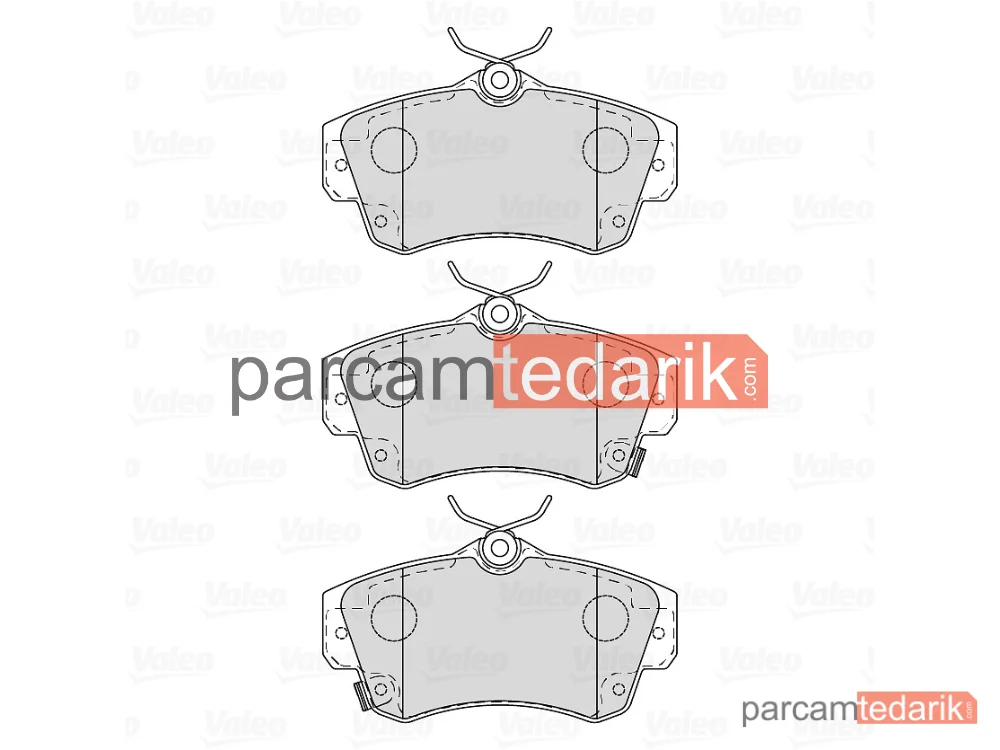 VALEO 670543 | Fren Balatası (Ön) — Chrysler PT Cruiser, Chrysler PT Cruiser Combi, Dodge Neon II